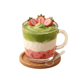 草莓抹茶