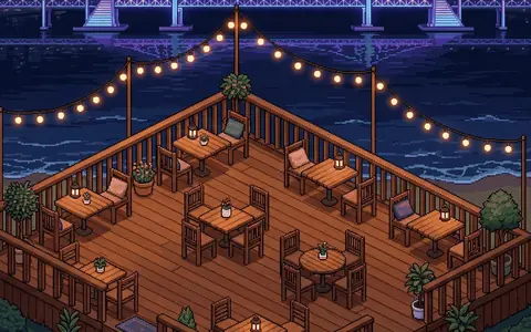 广安大桥的蓝色之夜