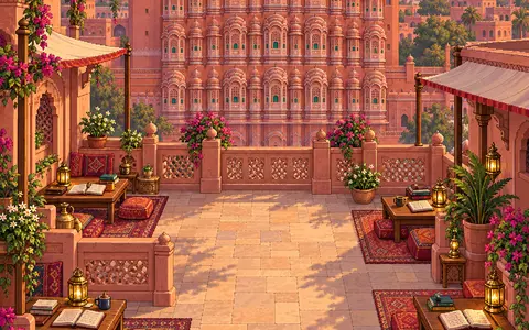 Hawa Mahal Study Terrace