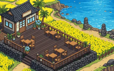 济州油菜花田