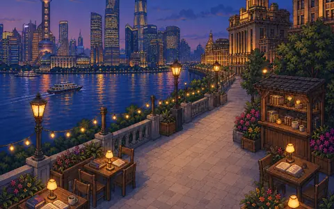 上海外滩蓝调书廊